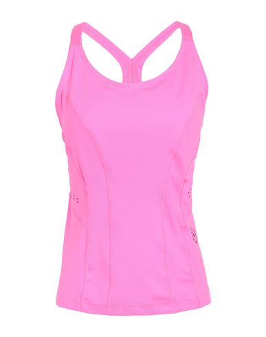 Shop Adidas By Stella Mccartney Asmc Tpr Tank Woman Top Fuchsia Size Xl Recycled Polyester, Elastane In Pink