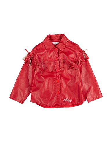 Philosophy Di Lorenzo Serafini Babies'  Toddler Girl Shirt Red Size 4 Polyurethane, Viscose