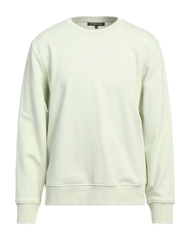 Michael Kors Mens Man Sweatshirt Light Green Size Xxl Cotton, Polyester