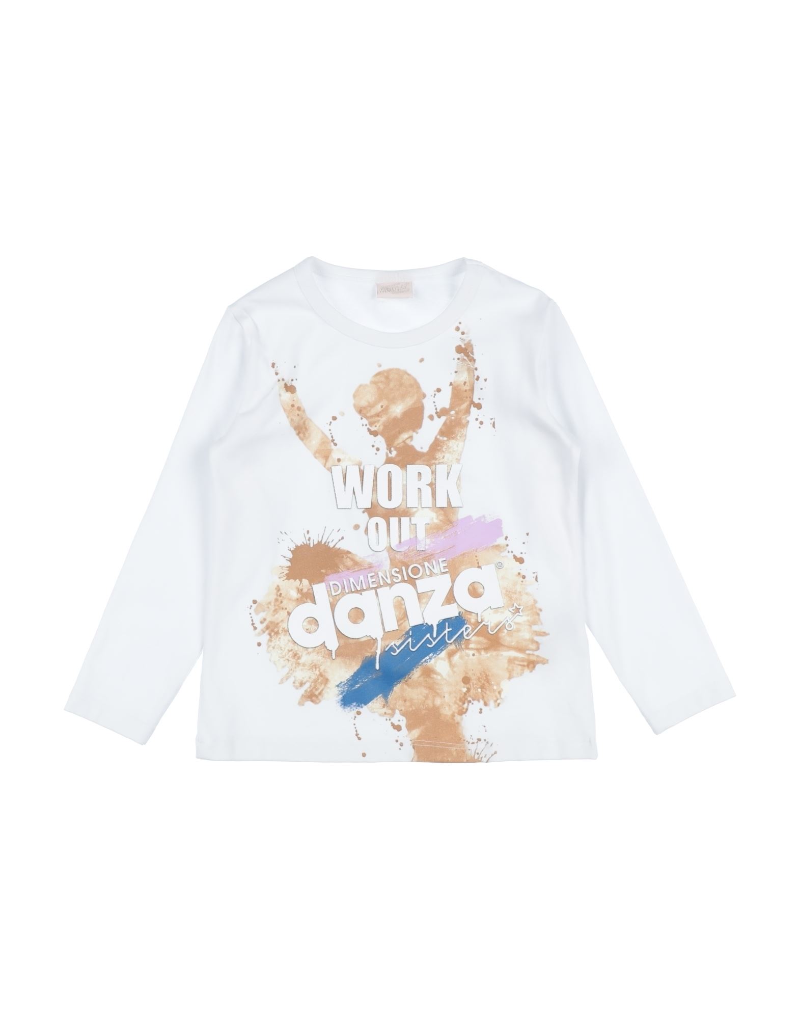 Dimensione Danza Kids' T-shirts In White