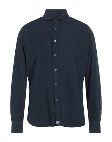 Shop Sonrisa Man Shirt Midnight Blue Size 16 ½ Cotton