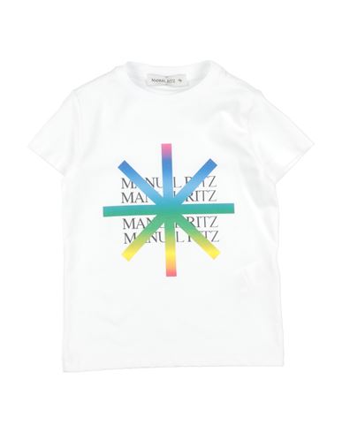 Manuel Ritz Babies'  Toddler Boy T-shirt White Size 4 Cotton