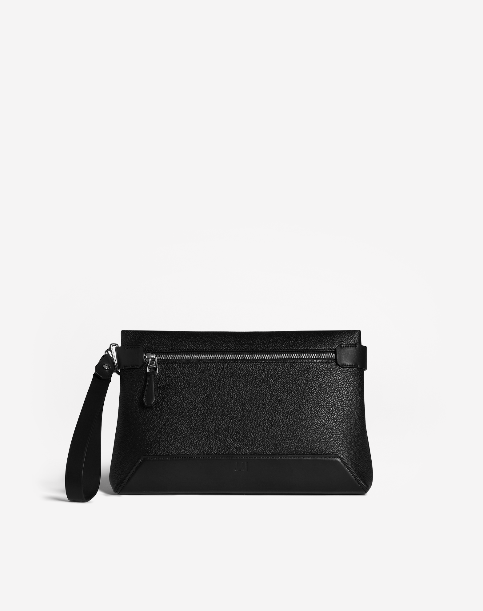 Dunhill 1893 Harness Zipped Pouch In Black