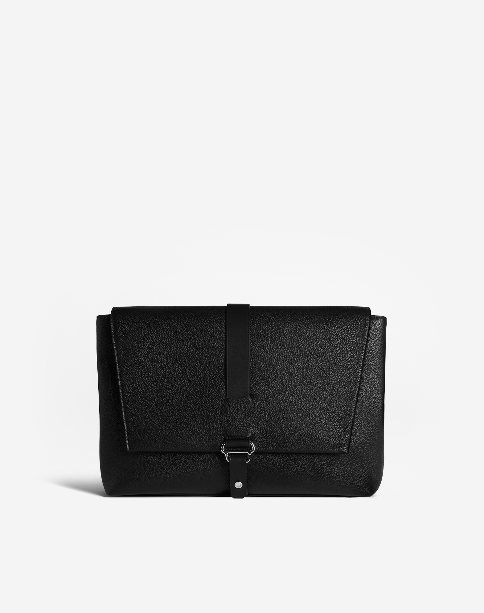 Dunhill 1893 Harness Flap Messenger In Black