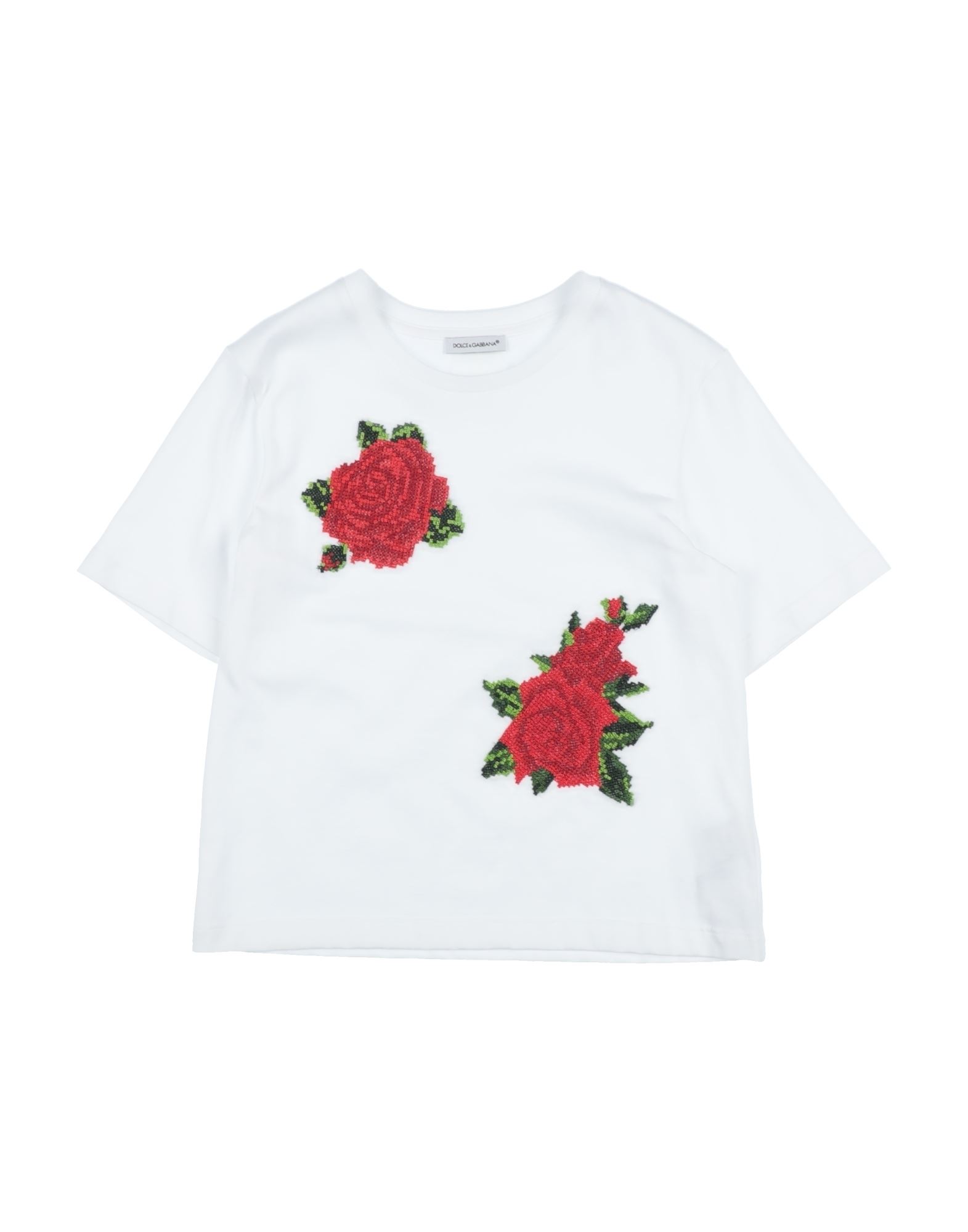 Shop Dolce & Gabbana Toddler Girl T-shirt White Size 7 Cotton, Viscose