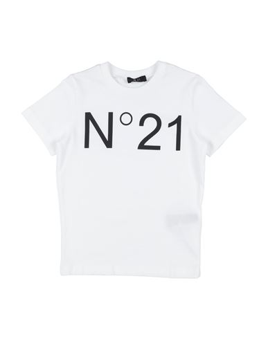 N°21 Toddler T-shirt White Size 4 Cotton In Neutral