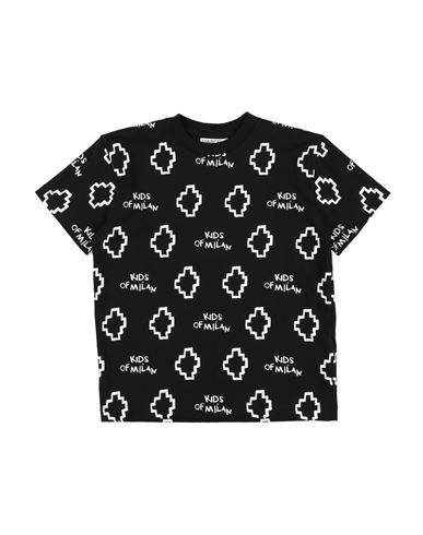 Marcelo Burlon County Of Milan Babies' Marcelo Burlon Toddler Boy T-shirt Black Size 4 Cotton