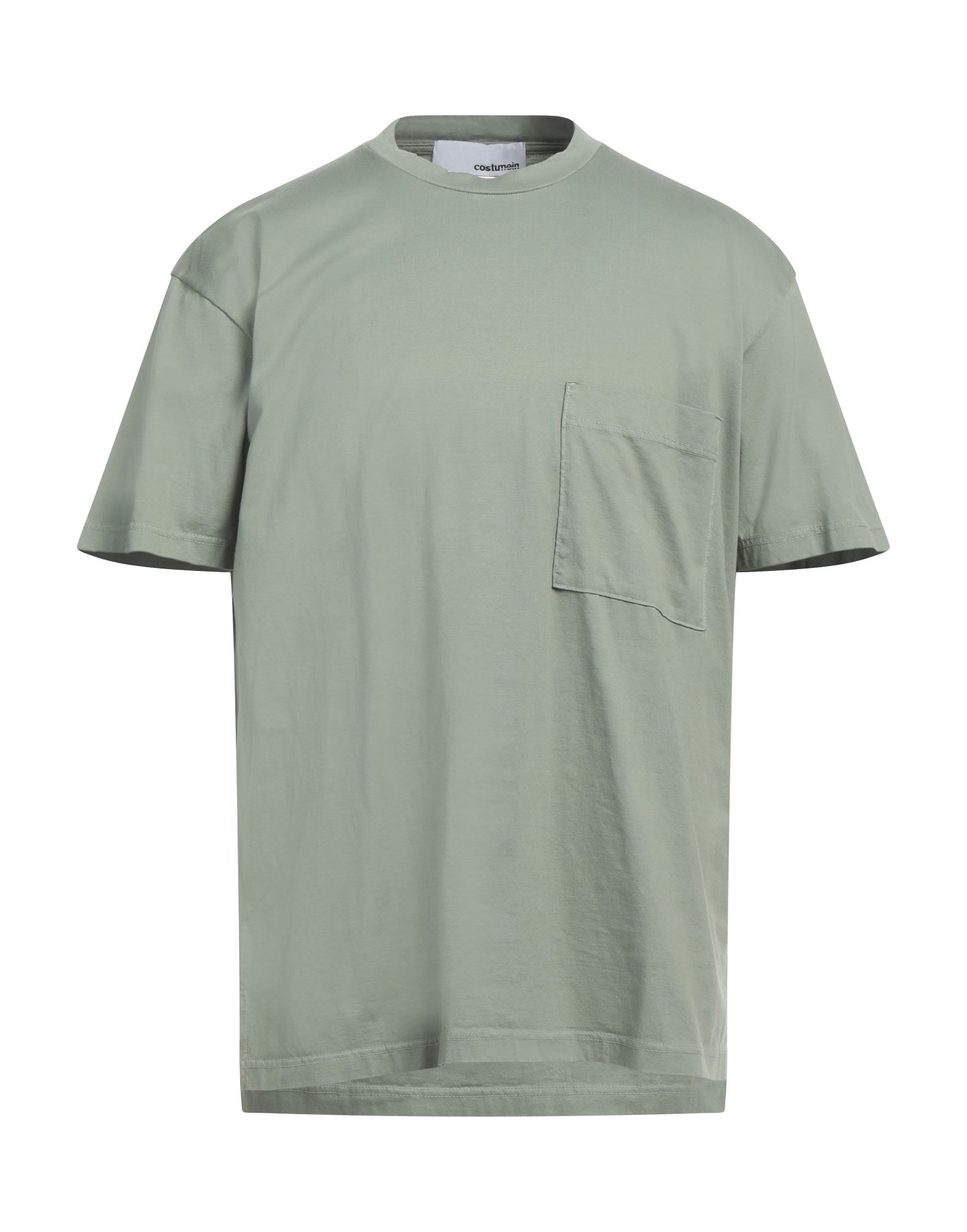 Costumein Man T-shirt Military Green Size L Cotton