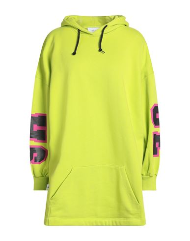 Shoe® Shoe Woman Mini Dress Lime Green Size M Cotton