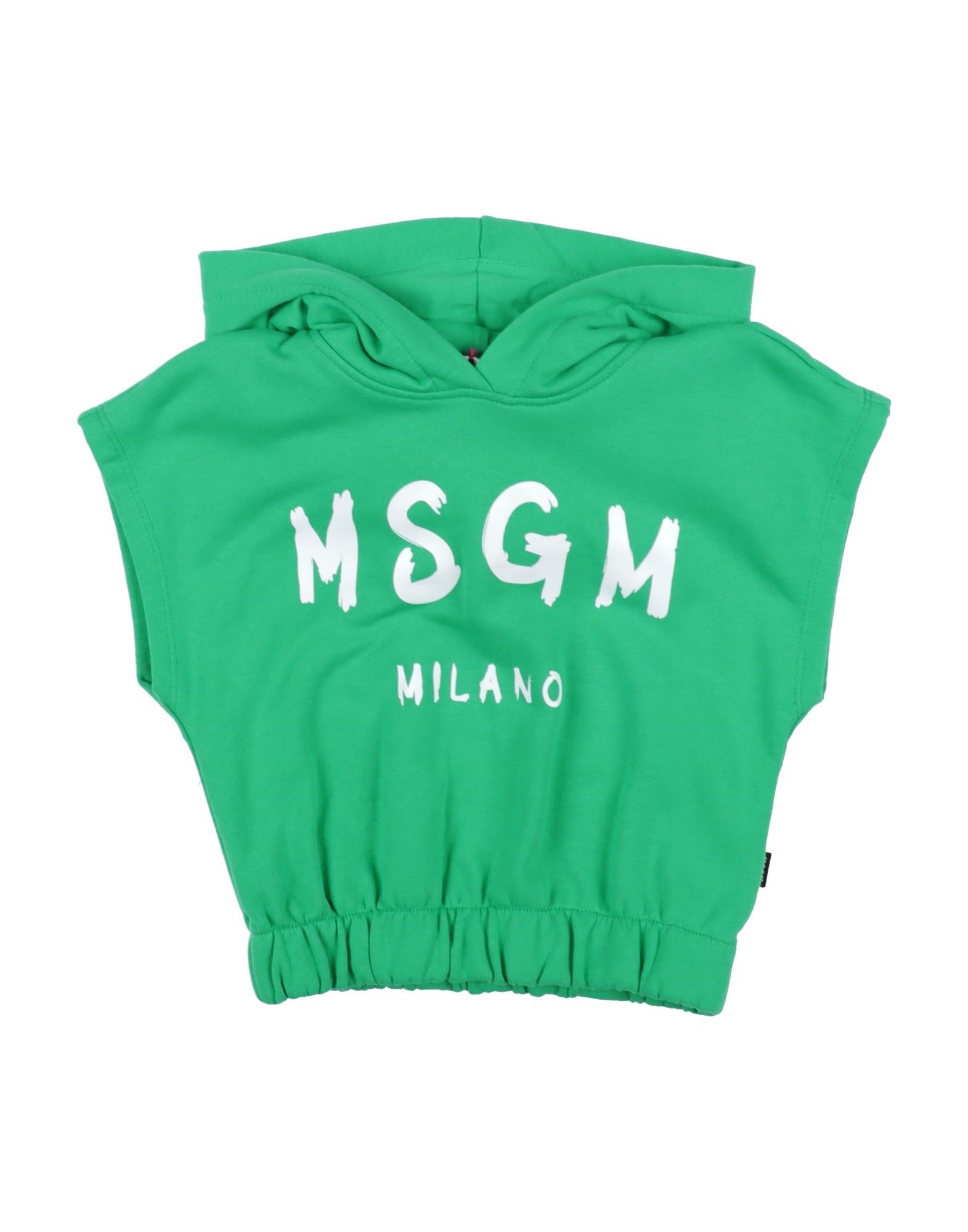 Msgm Kids'  Sweatshirts In Green