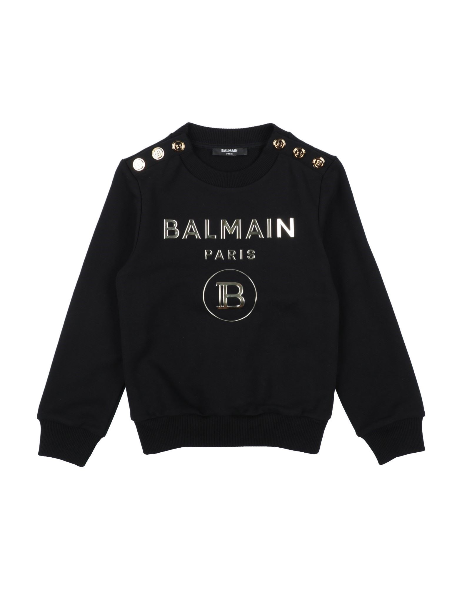 Balmain Kids'  Sweatshirts In Black