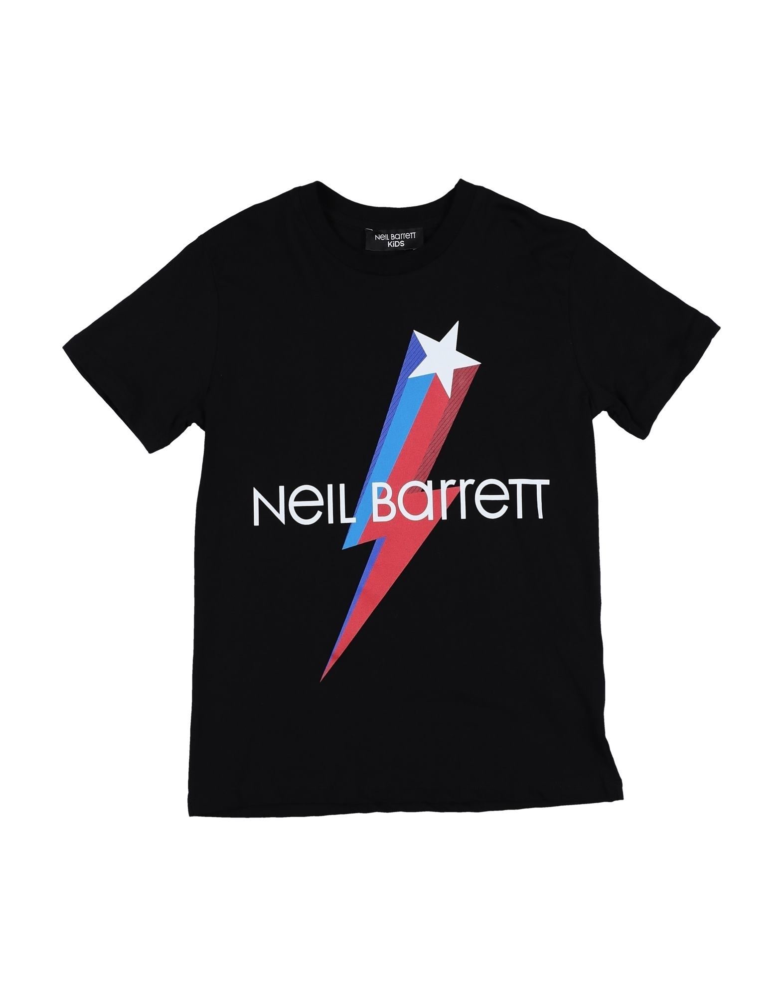 Neil Barrett Kids' T-shirts In Black