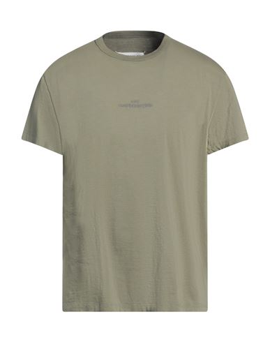 Maison Margiela Man T-shirt Military Green Size Xl Cotton In Green