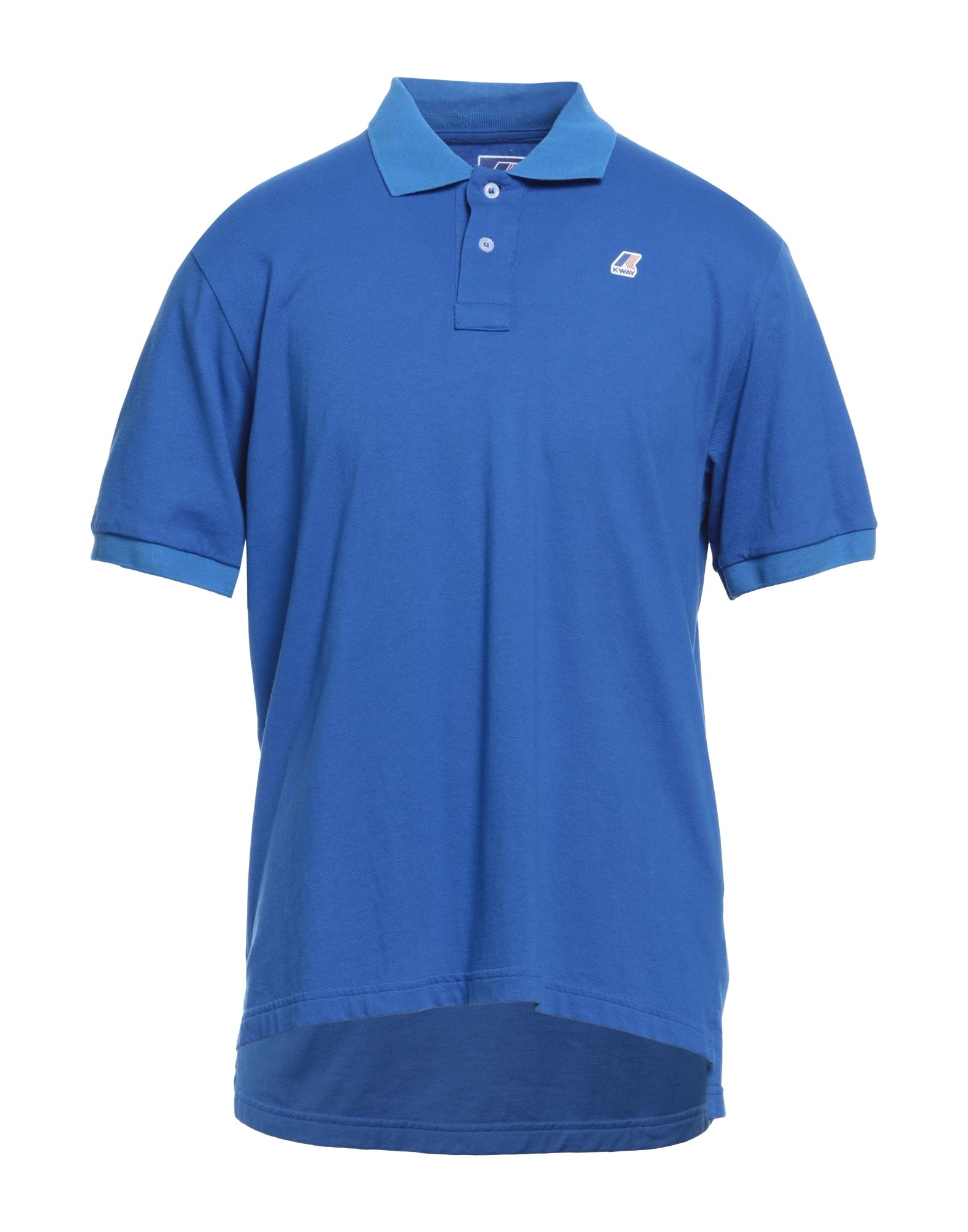 K-way Polo Shirts In Bright Blue