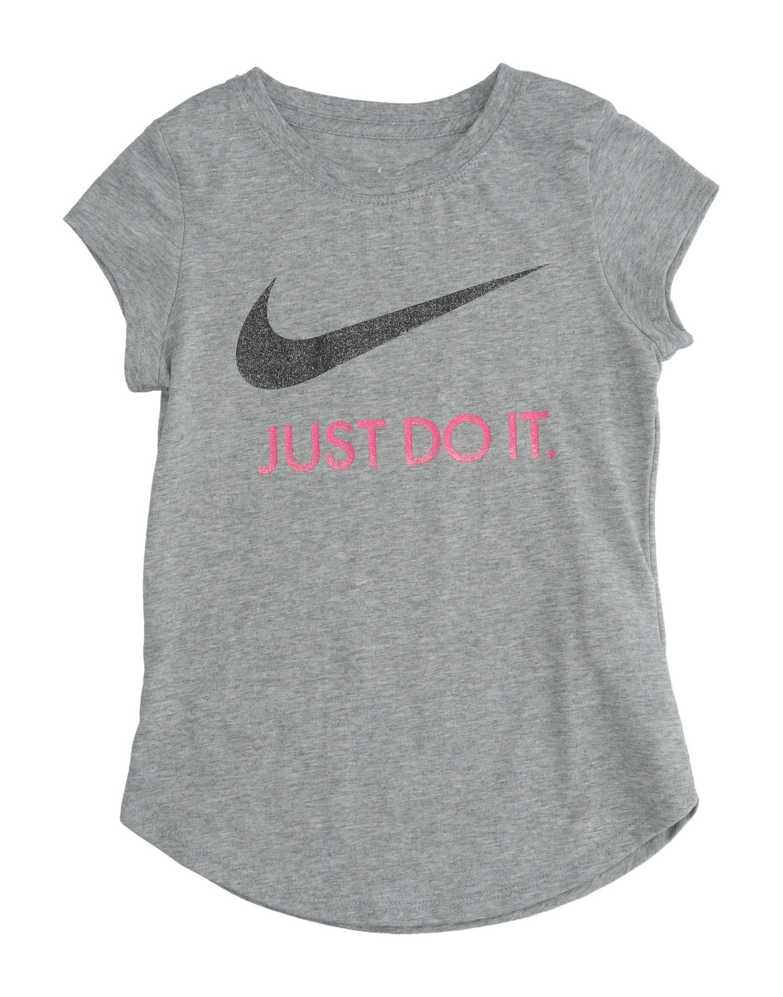 Nike Kids' T-shirts In Grey