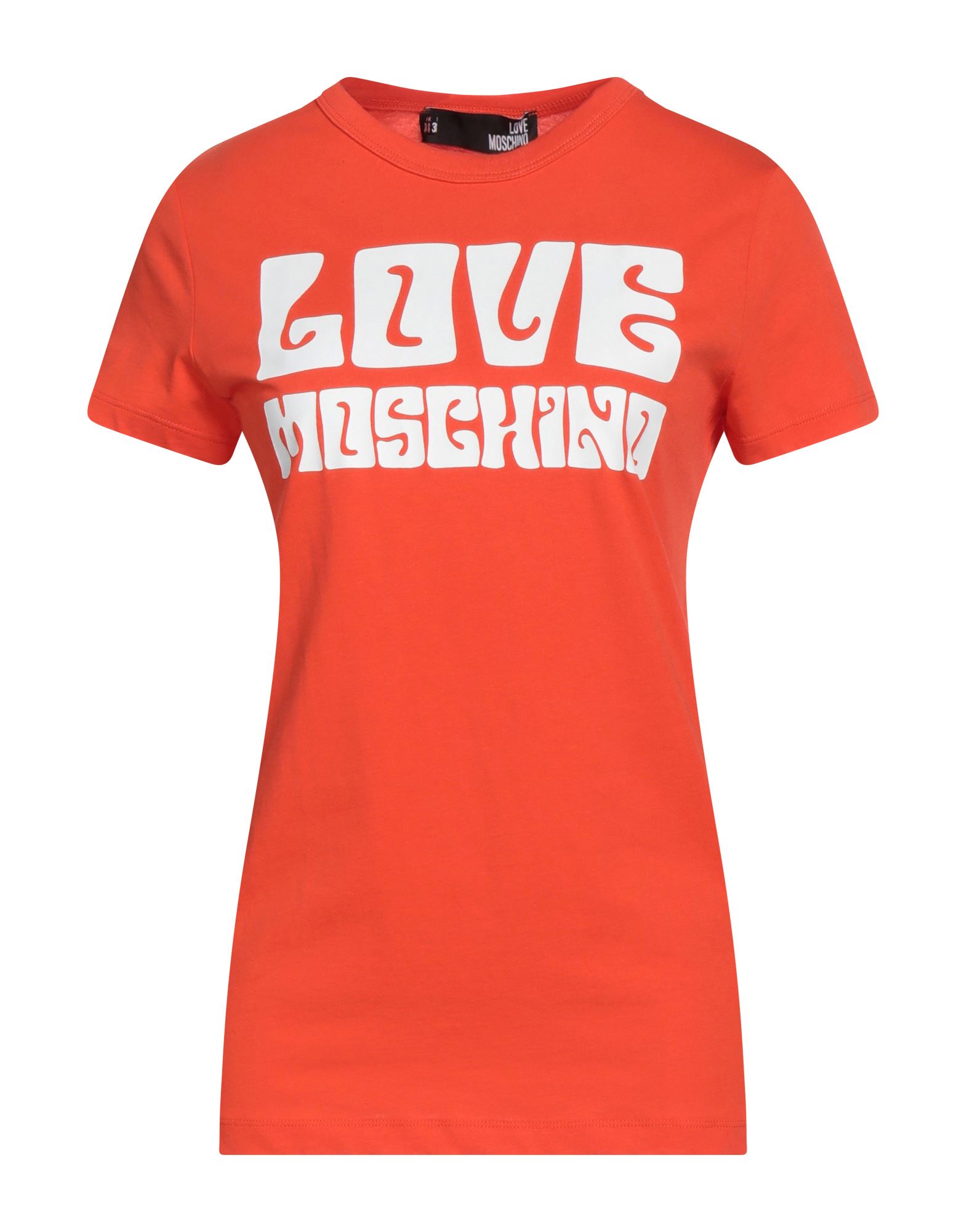 Love Moschino T-shirts In Orange