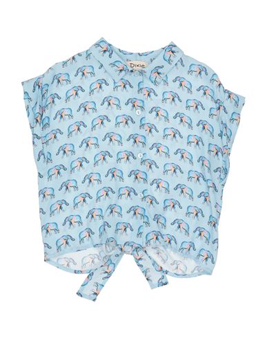 Dixie Babies'  Toddler Girl Shirt Sky Blue Size 6 Viscose