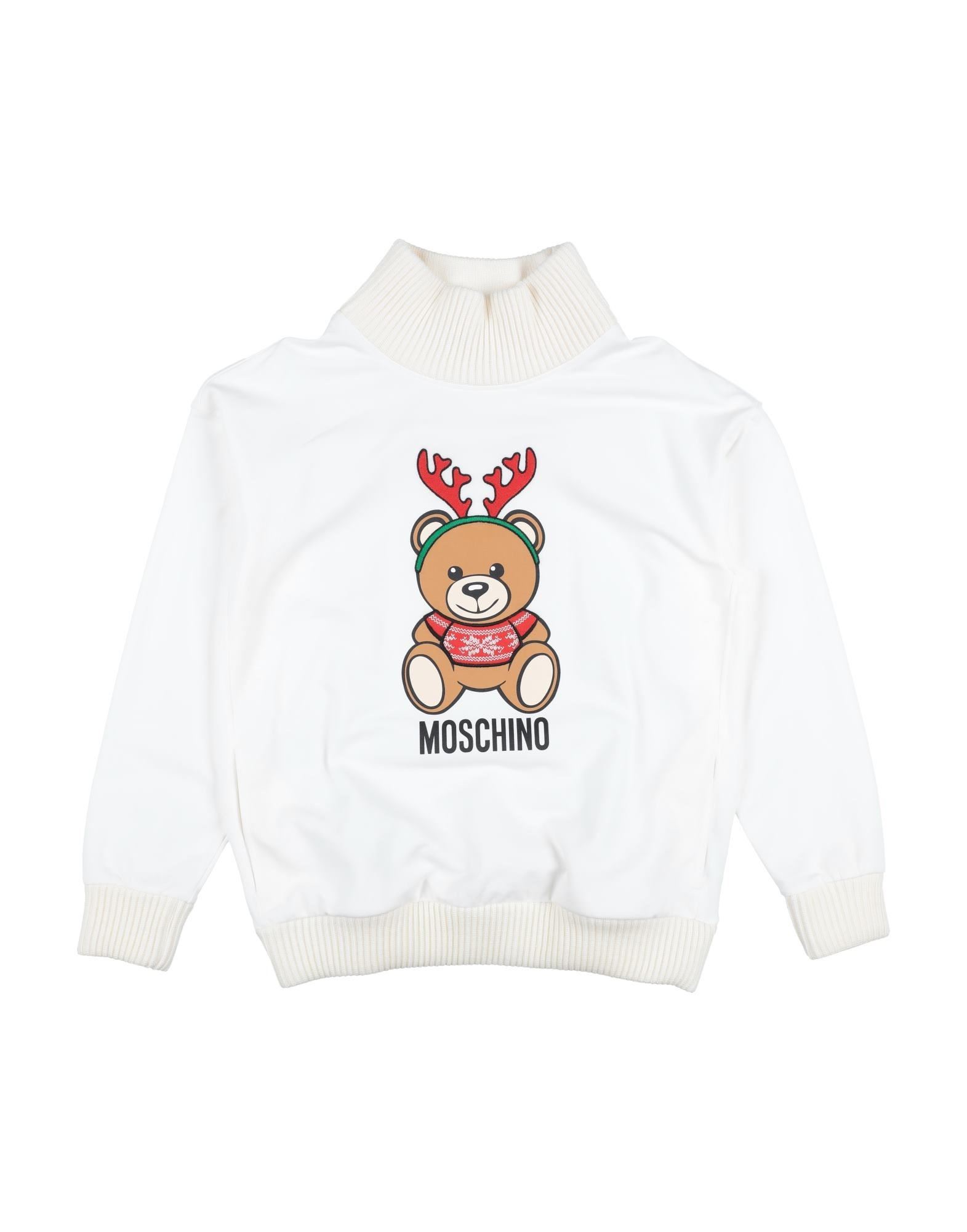 Moschino Teen Kids' Sweatshirts In Ivory