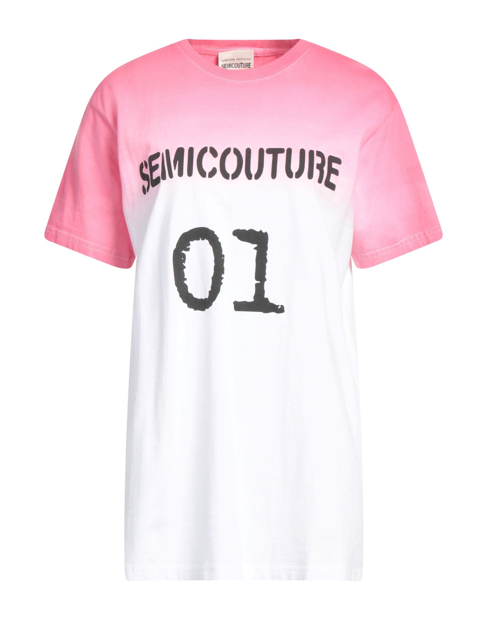 Semicouture T-shirts In Pink