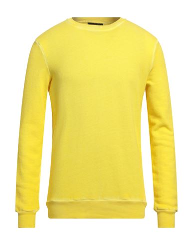 ROBERTO COLLINA ROBERTO COLLINA MAN SWEATSHIRT YELLOW SIZE 38 COTTON