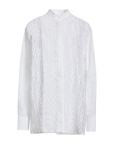 Valentino Garavani Woman Shirt White Size 4 Cotton, Viscose, Polyamide