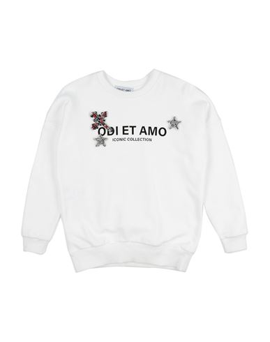 Odi Et Amo Babies'  Toddler Girl Sweatshirt White Size 4 Cotton