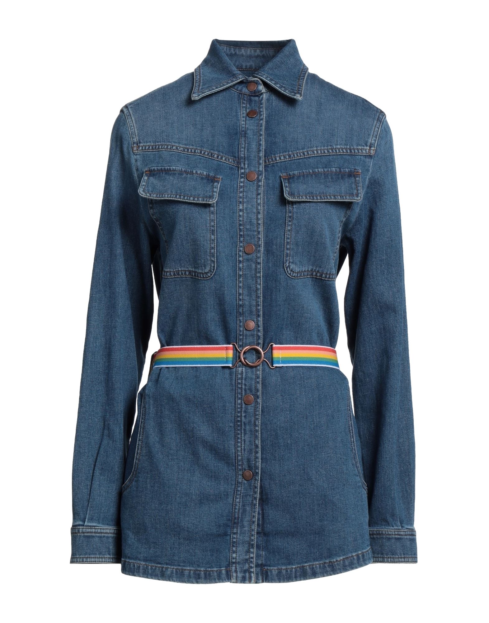 Love Moschino Shirts In Blue