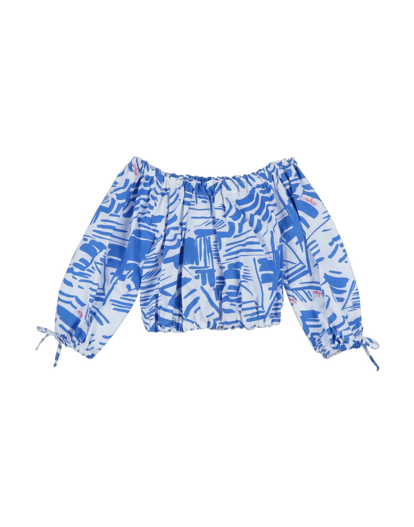 Msgm Kids' Blouses In Blue