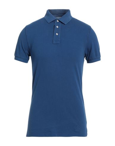 B.d.baggies B. D.baggies Man Polo Shirt Navy Blue Size Xxl Cotton