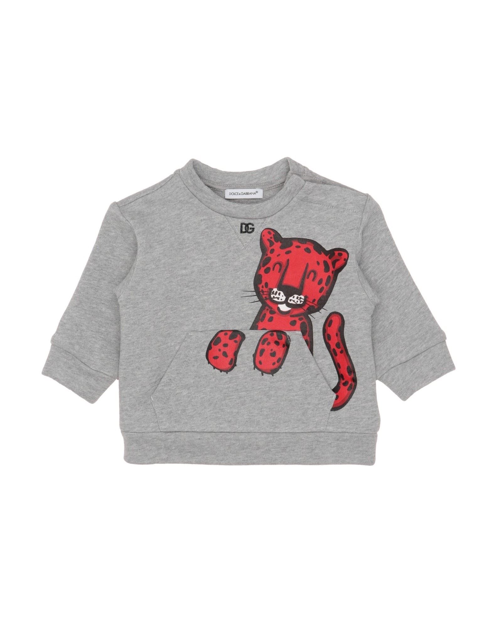 Dolce & Gabbana Kids' Sweatshirts In Grey