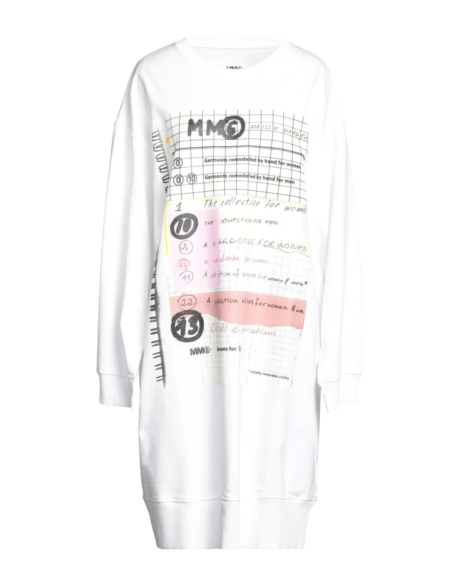 Mm6 Maison Margiela Midi Dresses In White