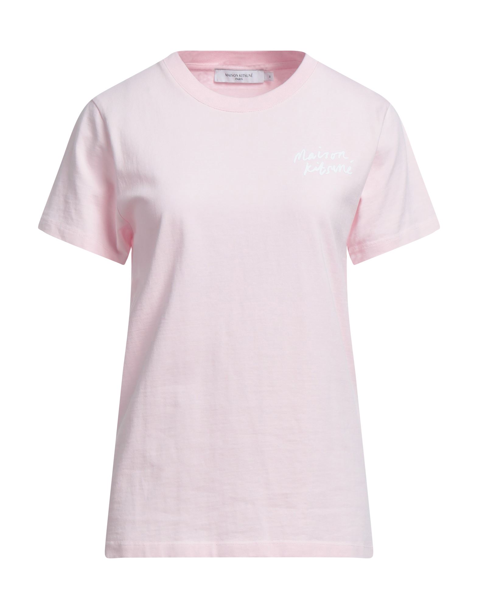 Maison Kitsuné Woman T-shirt Pink Size Xs Cotton