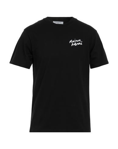 Shop Maison Kitsuné Man T-shirt Black Size S Cotton