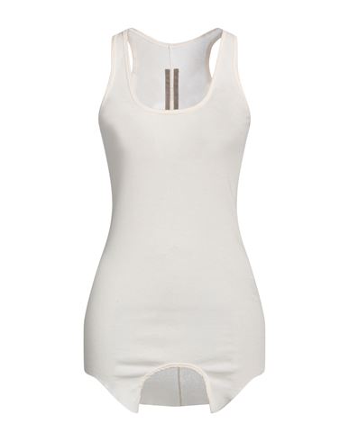 Rick Owens Drkshdw Drkshdw By Rick Owens Woman Tank Top Cream Size S Cotton In White