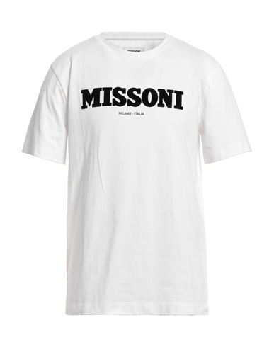 Missoni Man T-shirt White Size L Cotton