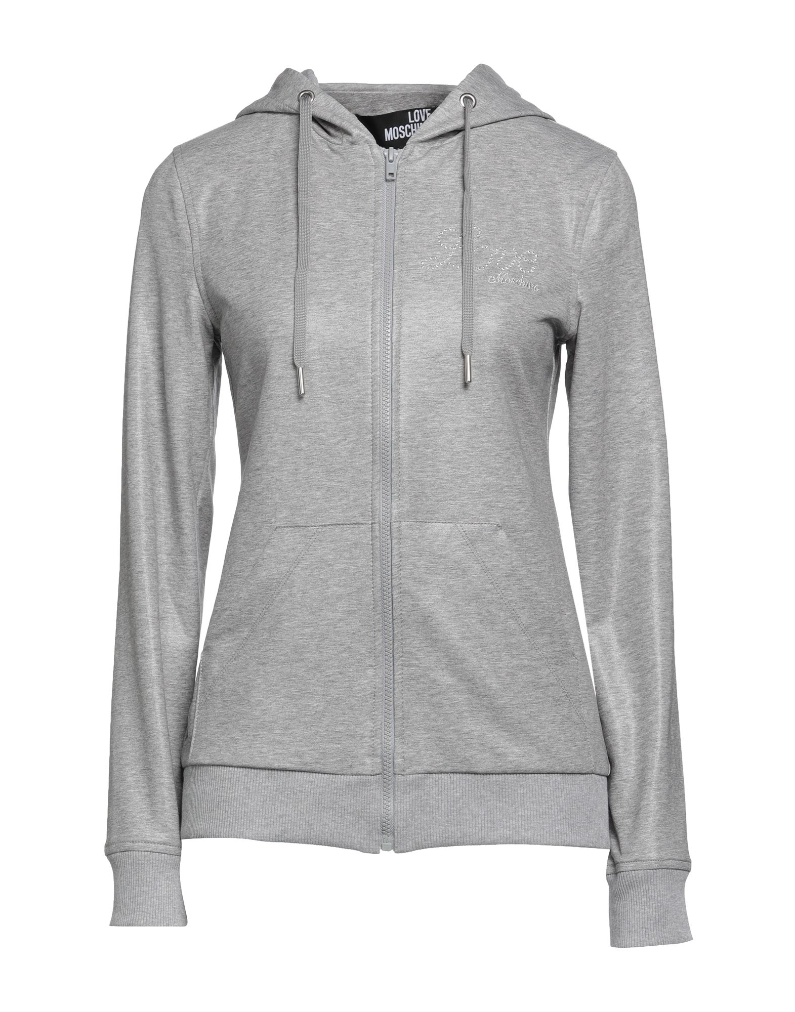 Love Moschino Sweatshirts In Grey