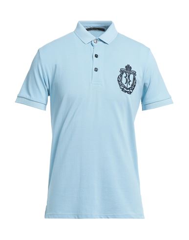 Billionaire Man Polo Shirt Sky Blue Size 3xl Cotton