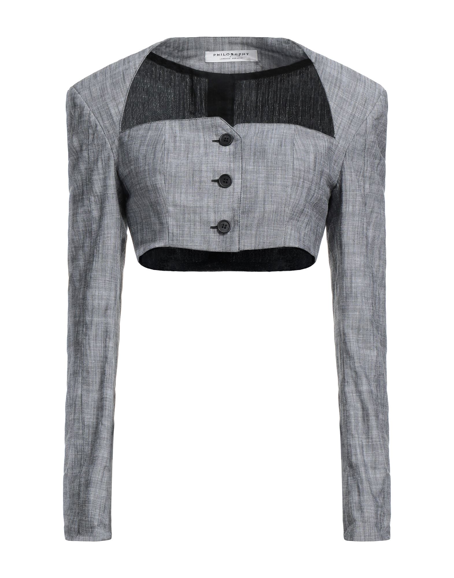 Philosophy Di Lorenzo Serafini Blouses In Grey