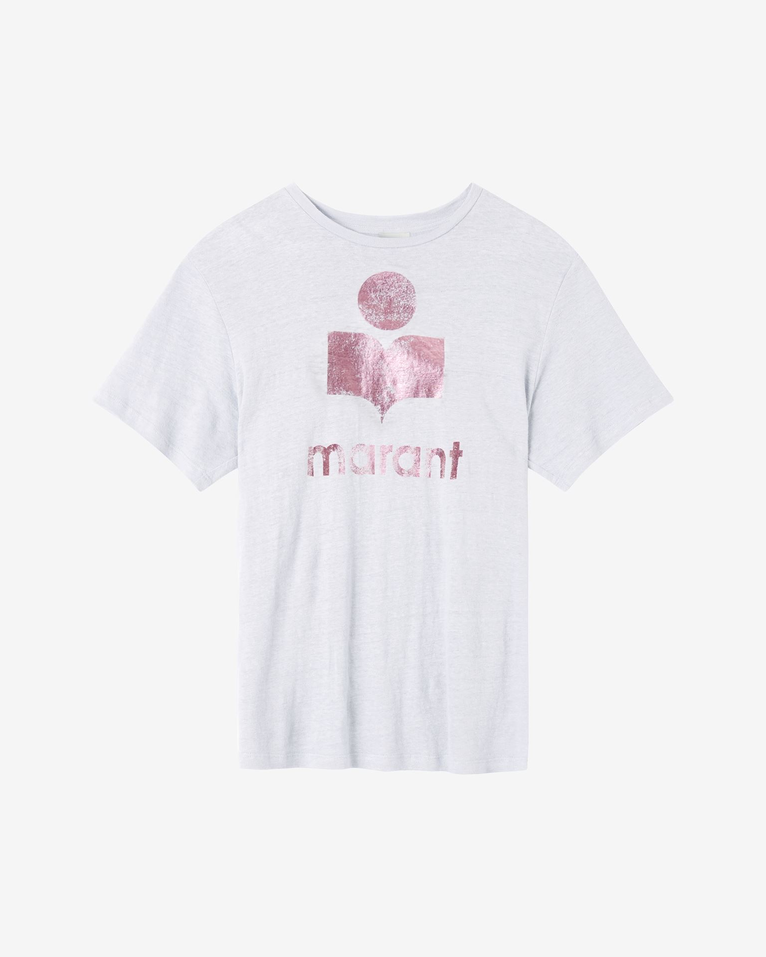 Isabel Marant Étoile Zewel Logo Tee-shirt In Pink