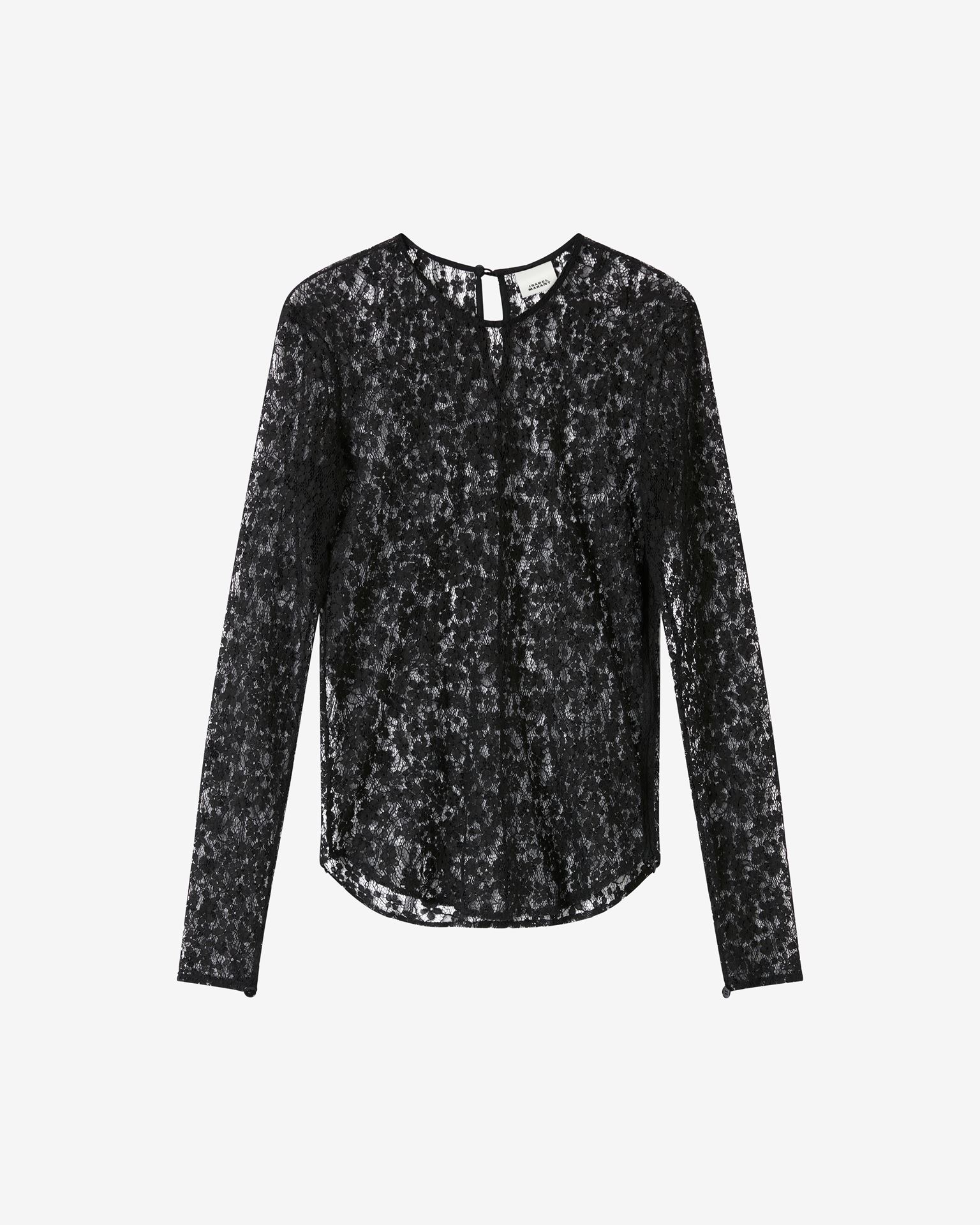 ISABEL MARANT TOYELA COTTON TOP,12970674LM