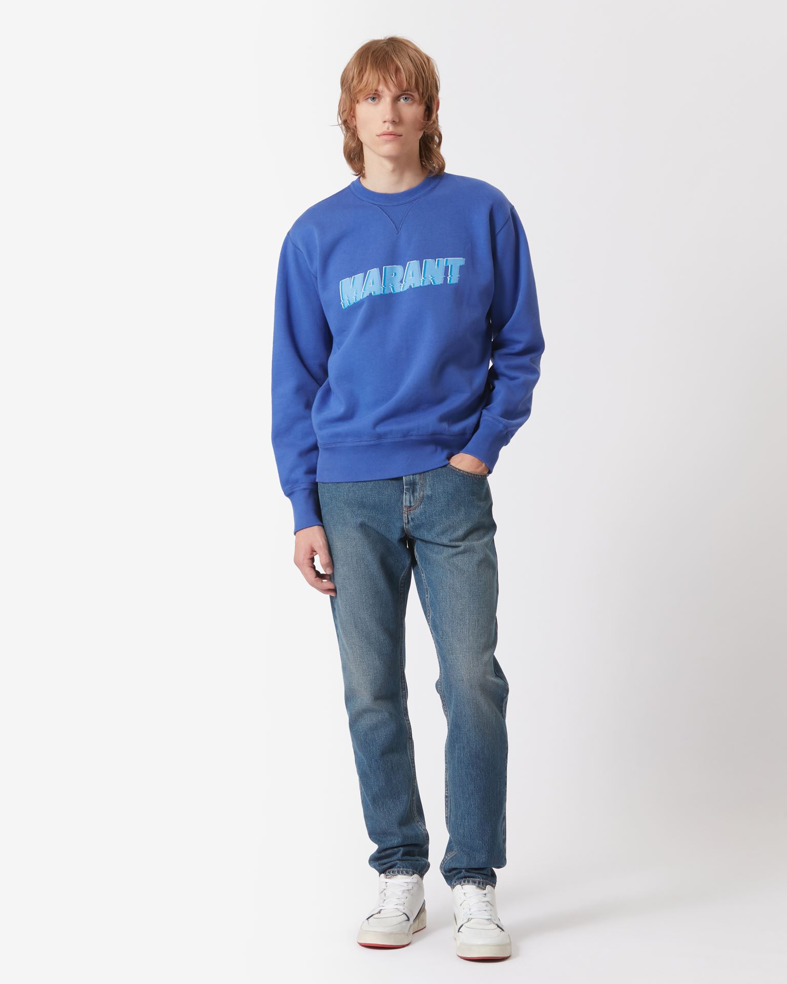 Isabel Marant, Sweatshirt marant Miky - Homme - Bleu