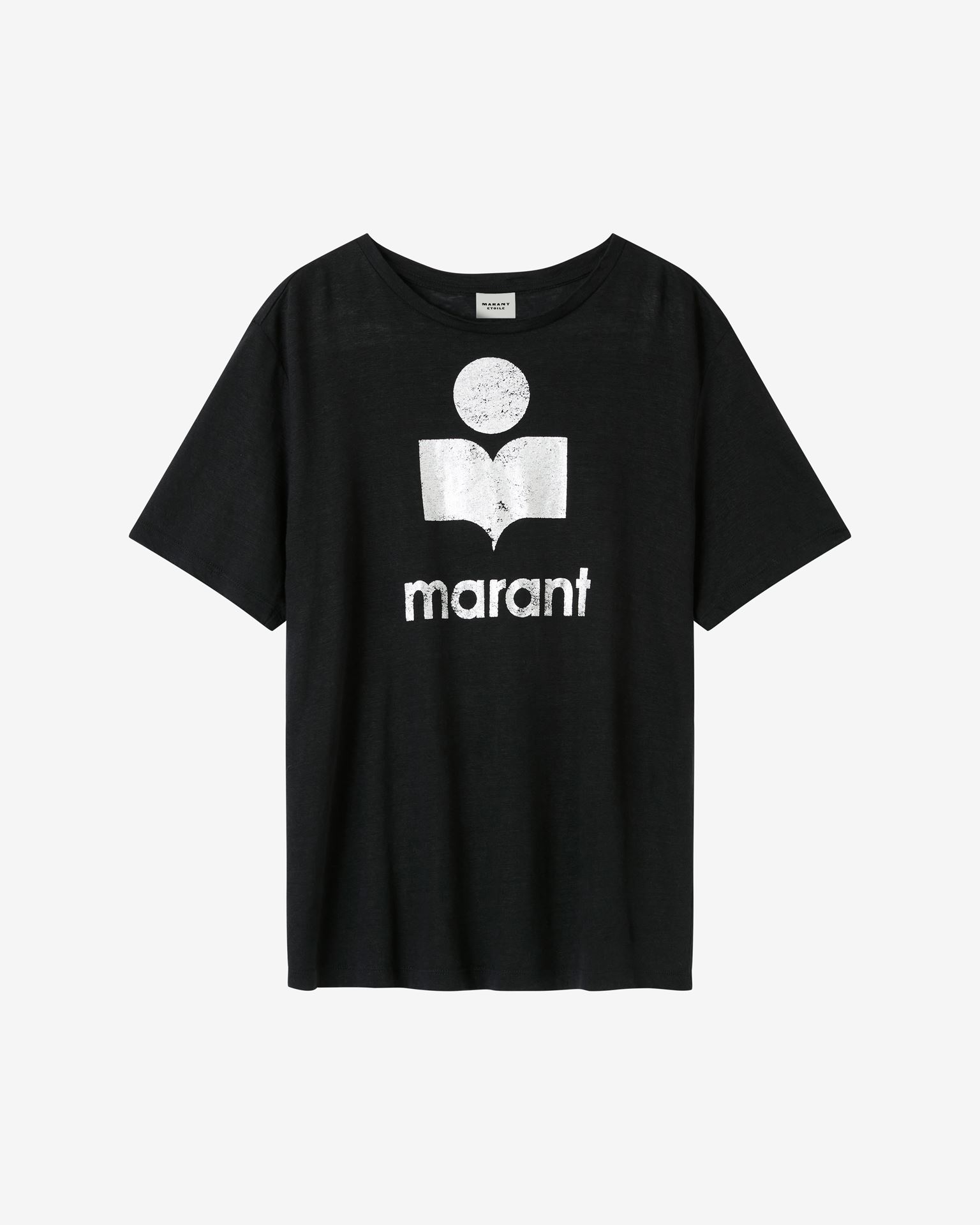 Isabel Marant Étoile Zewel Logo Tee-shirt In Black