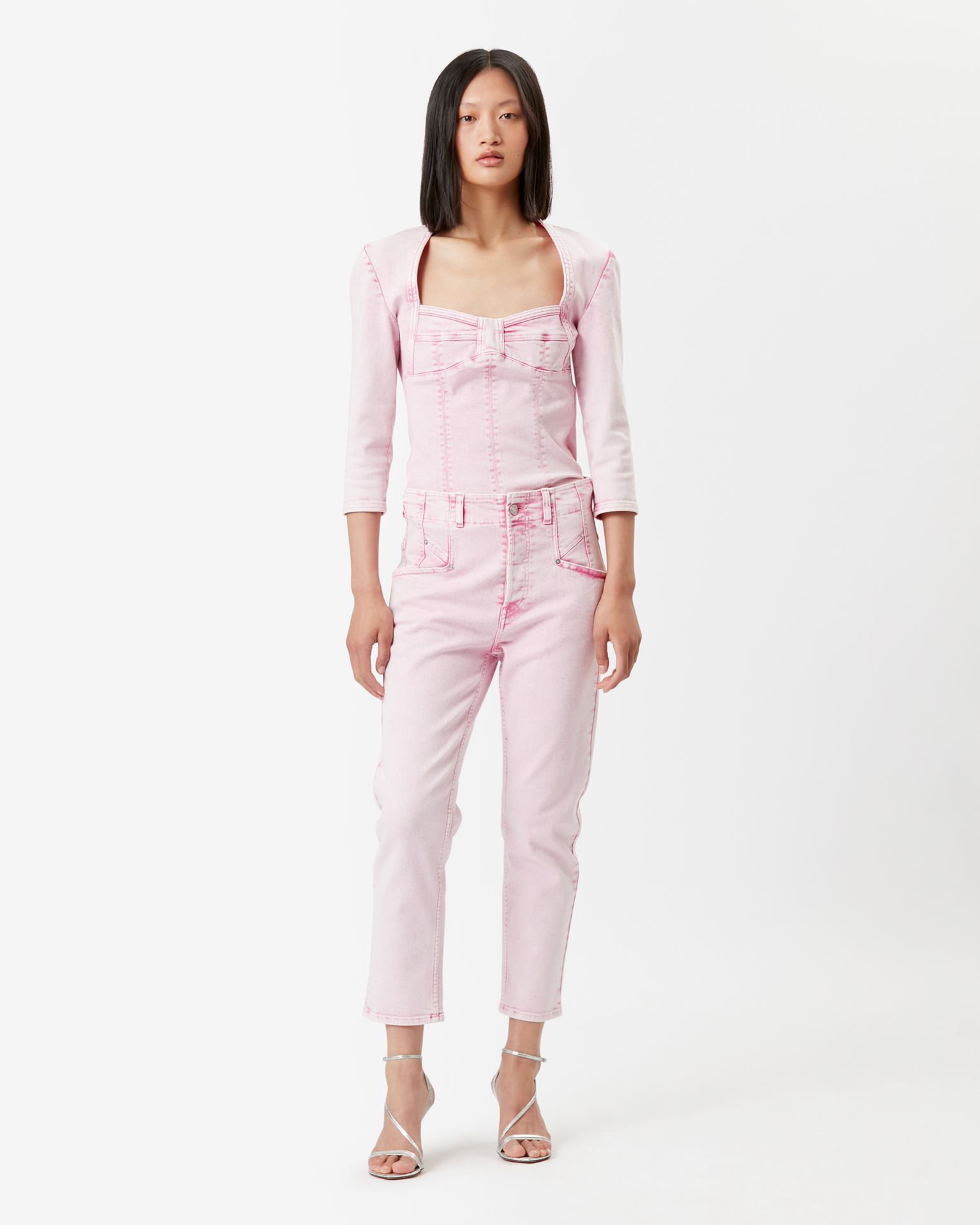 Isabel Marant, Vanio Cotton Top - Women - Pink