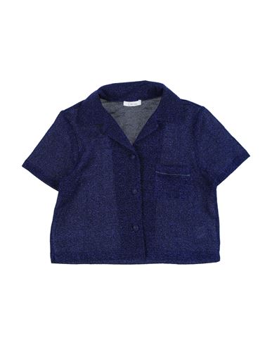 Oseree Babies' Oséree Toddler Girl Shirt Blue Size 4 Polyamide, Metallic Fiber