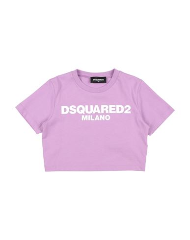 Dsquared2 Babies'  Toddler Girl T-shirt Lilac Size 6 Cotton In Purple