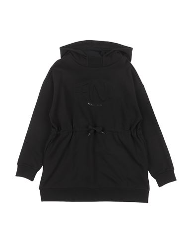 Shop Fendi Toddler Girl Sweatshirt Black Size 5 Cotton