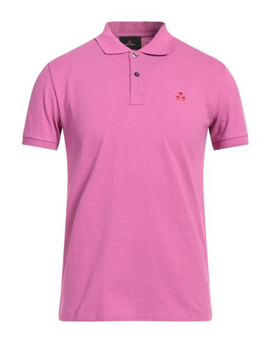 Peuterey Man Polo Shirt Light Purple Size Xxl Cotton