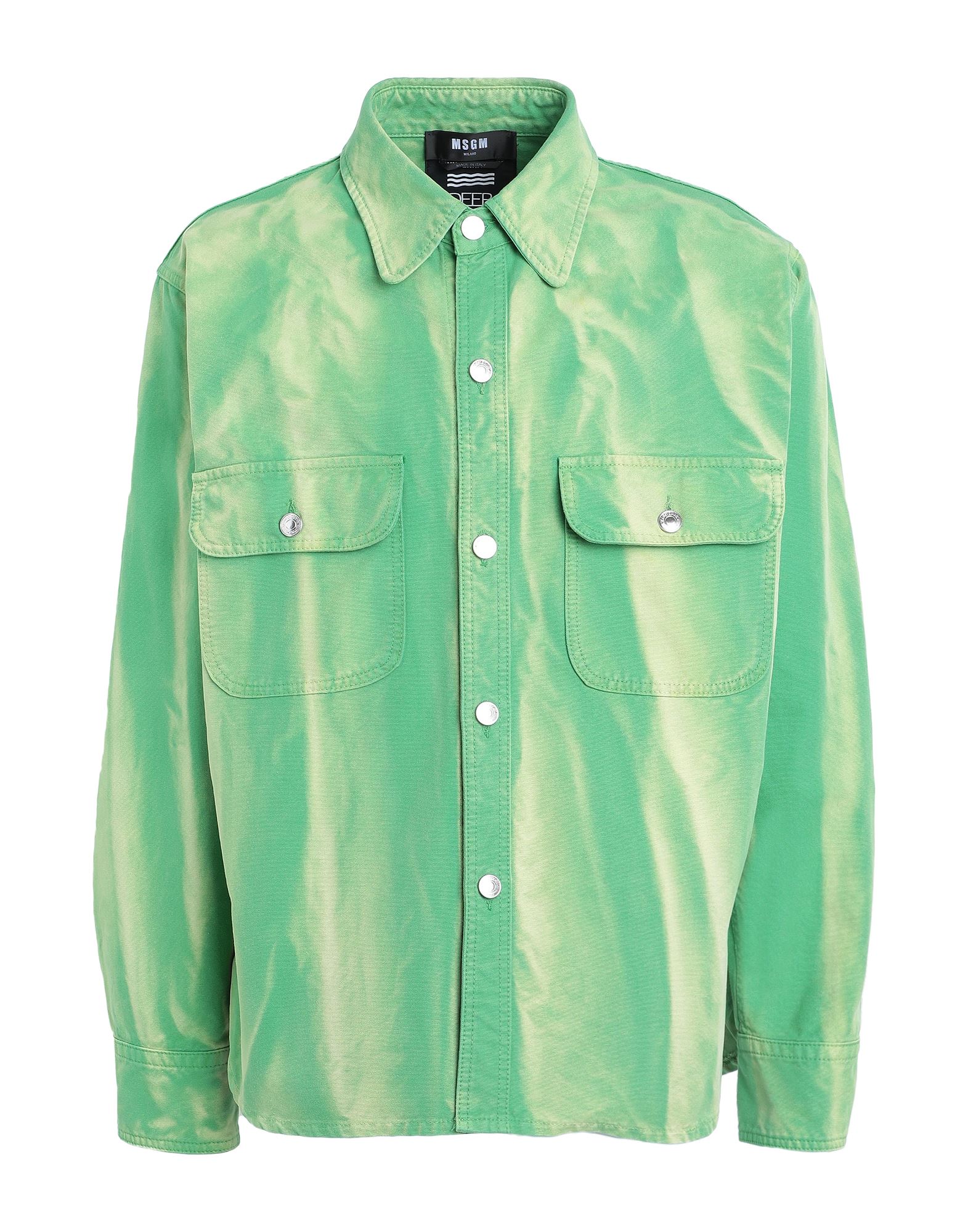 Msgm Shirts In Green