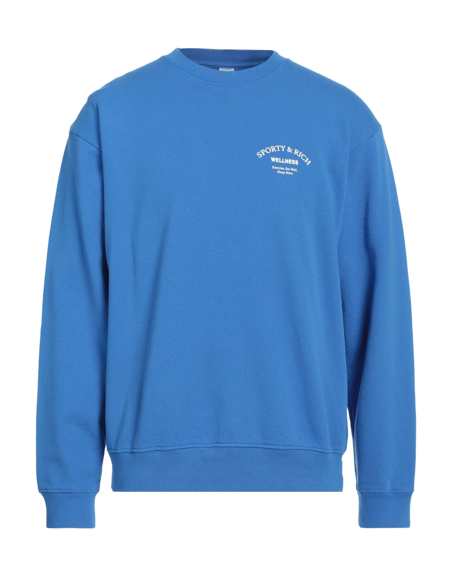 Sporty And Rich Wellness Studio Crew-neck Sweatshirt In Azure