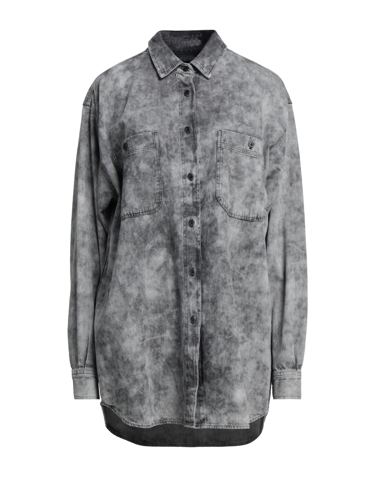Isabel Marant Denim Shirts In Steel Grey
